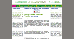Desktop Screenshot of dreamchasersindia.com